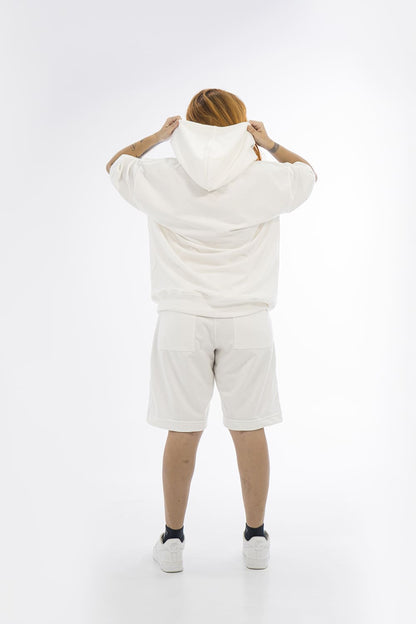 BCO Basics Short Sleeve hoodie - 8277 IVORY