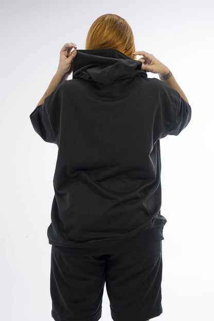 BCO Basics Short Sleeve hoodie - 8277 BLACK