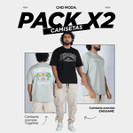 Pack 2 camisetas premium x200MIL