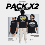 Pack 2 camisetas premium x200MIL