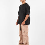 PANTALON CARGO ASIMETRICO BEIGE - CORD & CO