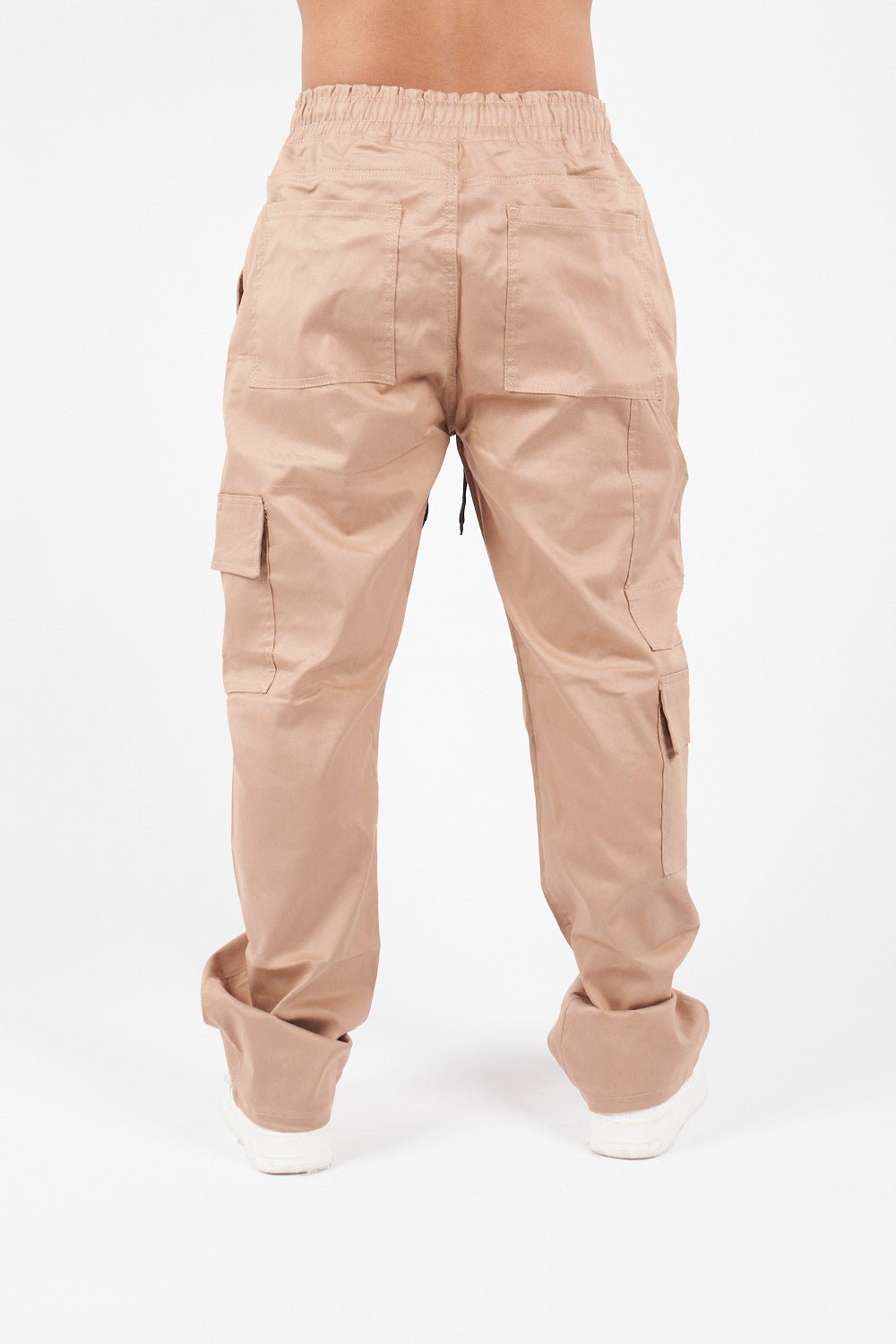 PANTALON CARGO ASIMETRICO BEIGE - CORD & CO