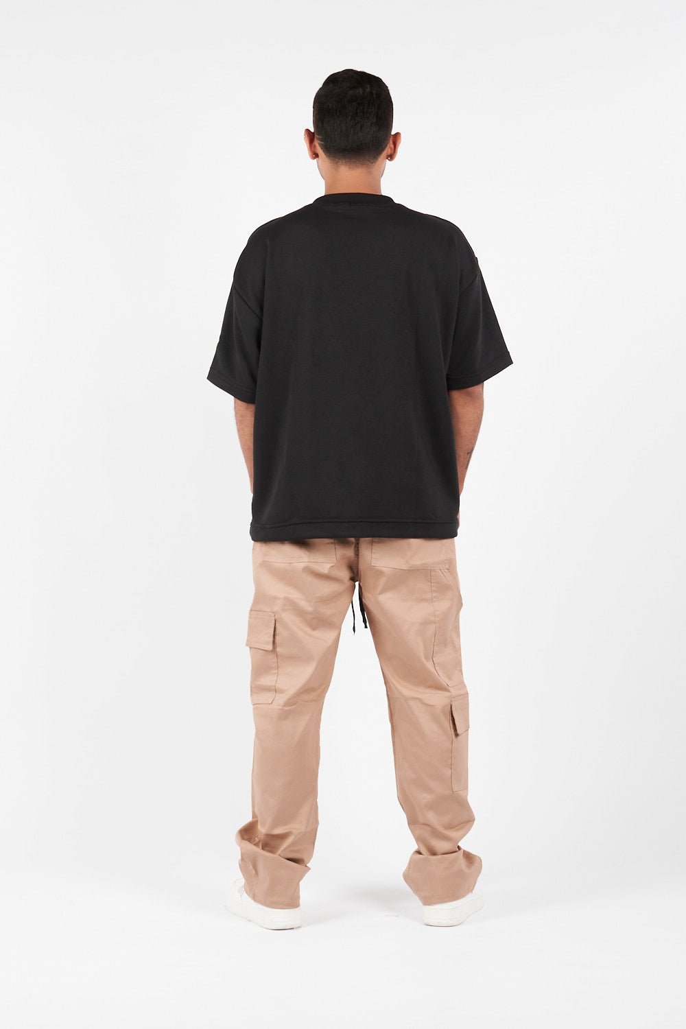 PANTALON CARGO ASIMETRICO BEIGE - CORD & CO
