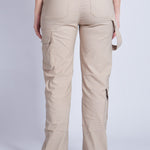 PANTALON CARGO ASIMETRICO CHARRETERA ARENA - REDUX CLUB