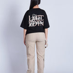 PANTALON CARGO ASIMETRICO CHARRETERA CAQUI - REDUX CLUB