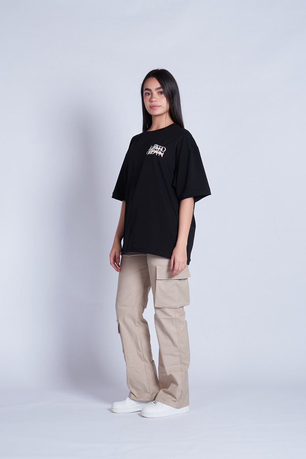 PANTALON CARGO ASIMETRICO CHARRETERA CAQUI - REDUX CLUB