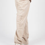 PANTALON CARGO CON CIERRES LATERALES CAQUI - REDUX CLUB