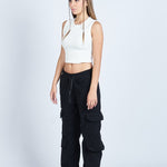 Pantalón Cargo Corduroy NEGRO | Drop 03 |