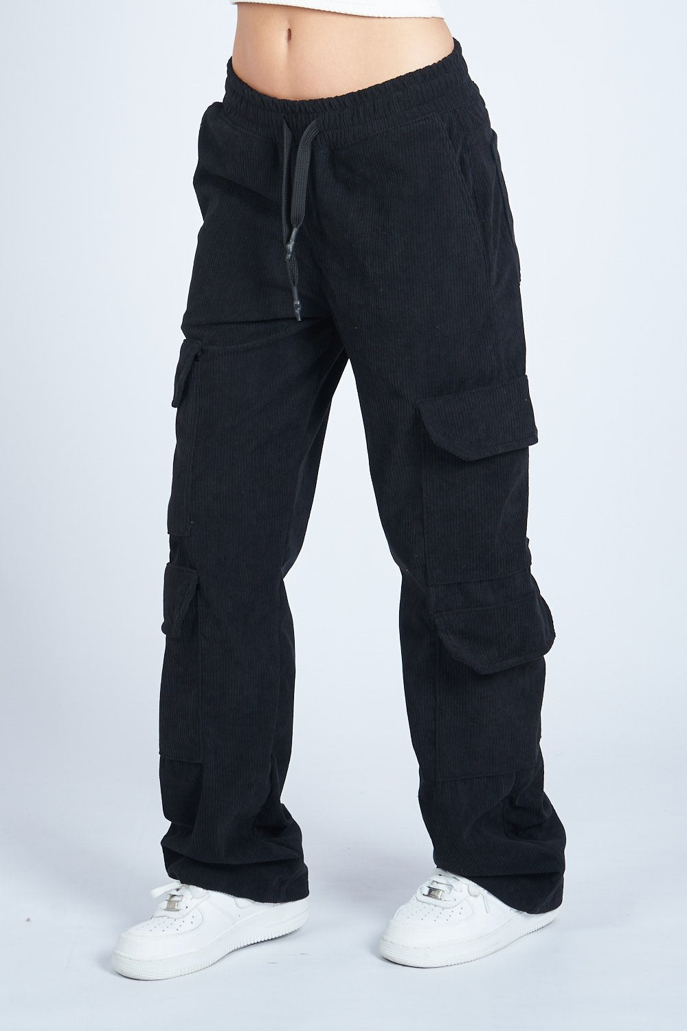 Pantalón Cargo Corduroy NEGRO | Drop 03 |