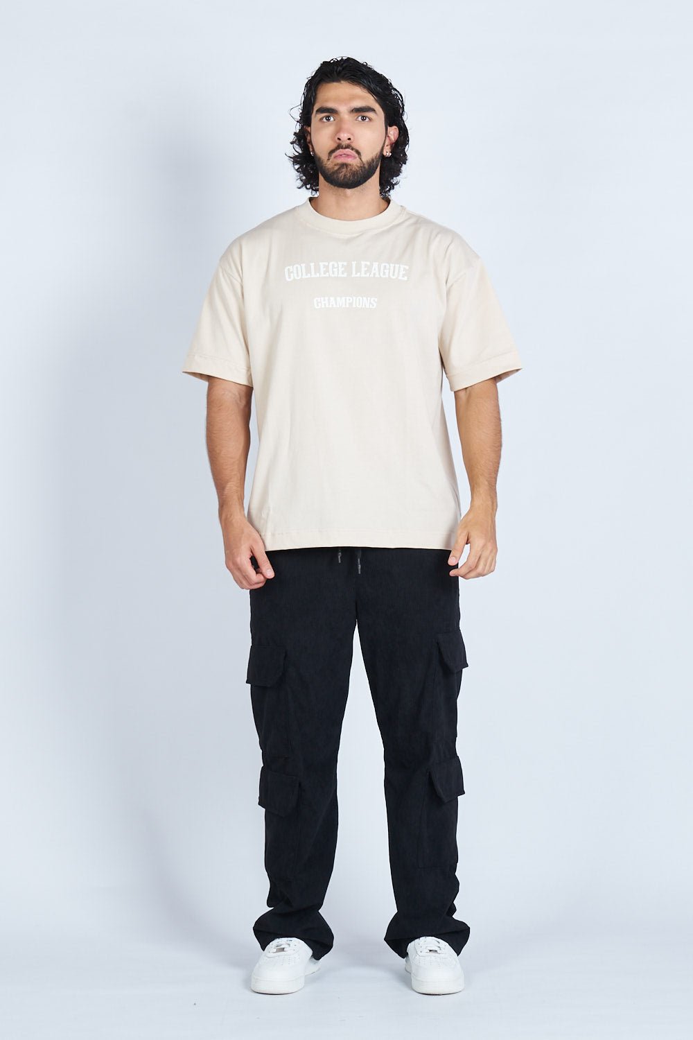 Pantalón Cargo Corduroy NEGRO | Drop 03 |