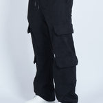 Pantalón Cargo Corduroy NEGRO | Drop 03 |