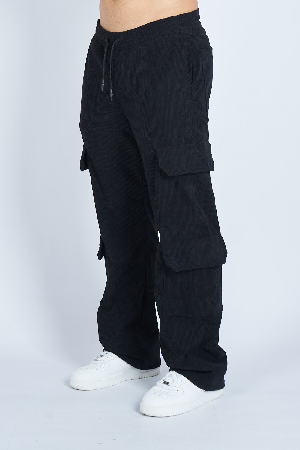 Pantalón Cargo Corduroy NEGRO | Drop 03 |