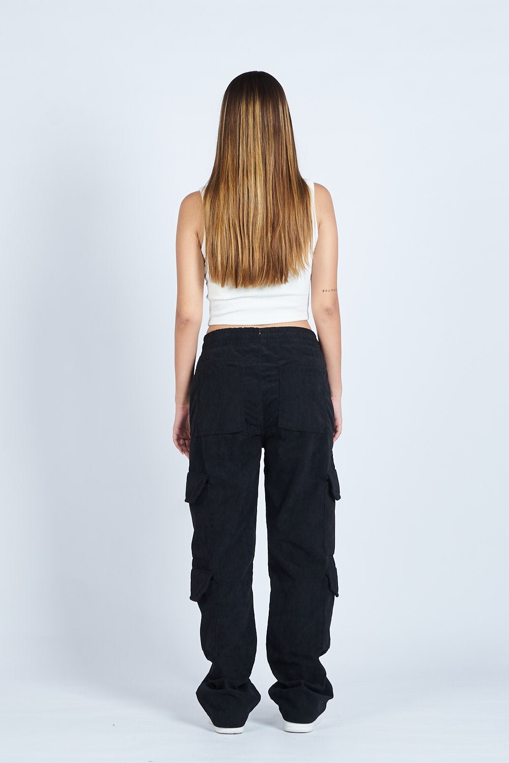 Pantalón Cargo Corduroy NEGRO | Drop 03 |