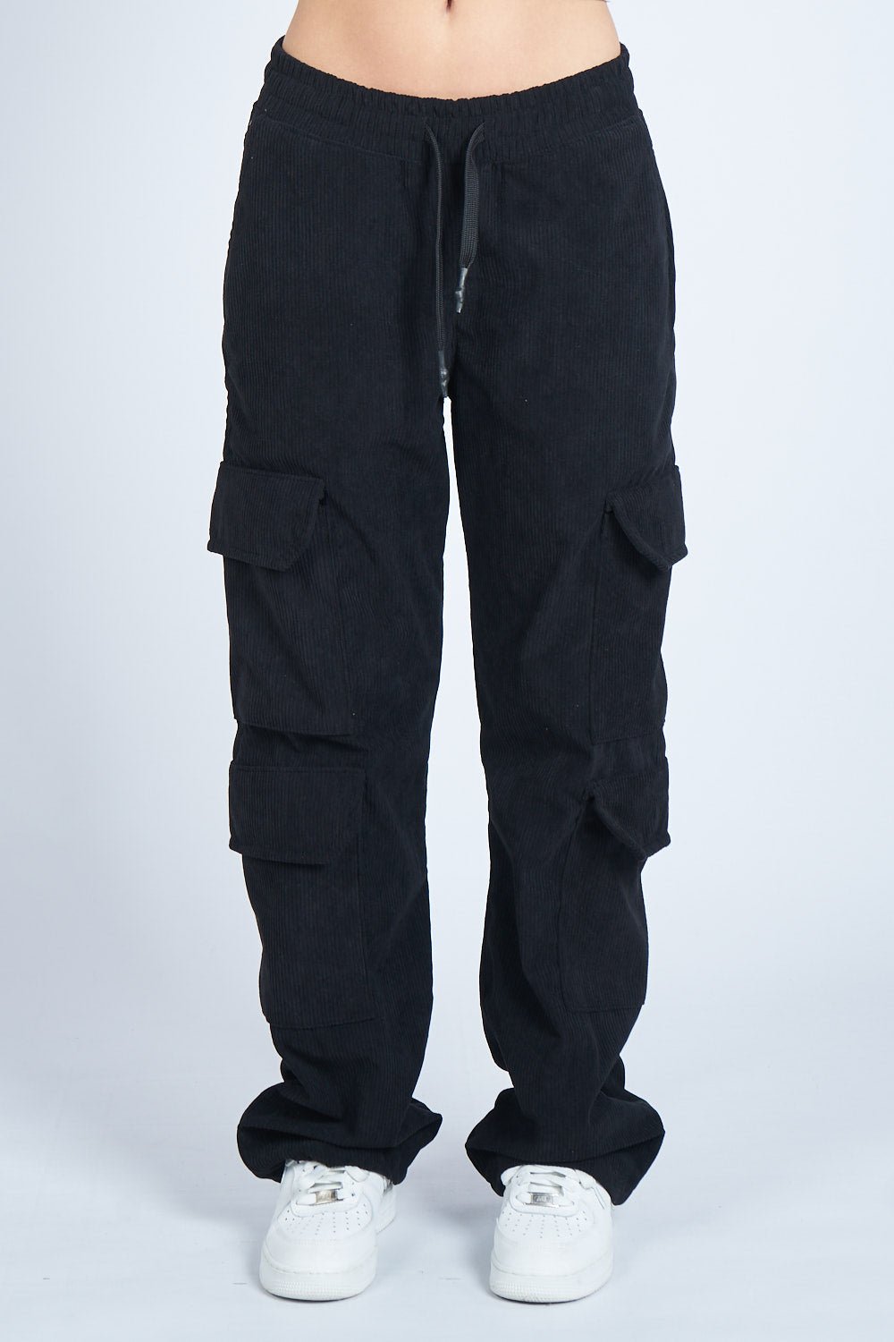 Pantalón Cargo Corduroy NEGRO | Drop 03 |
