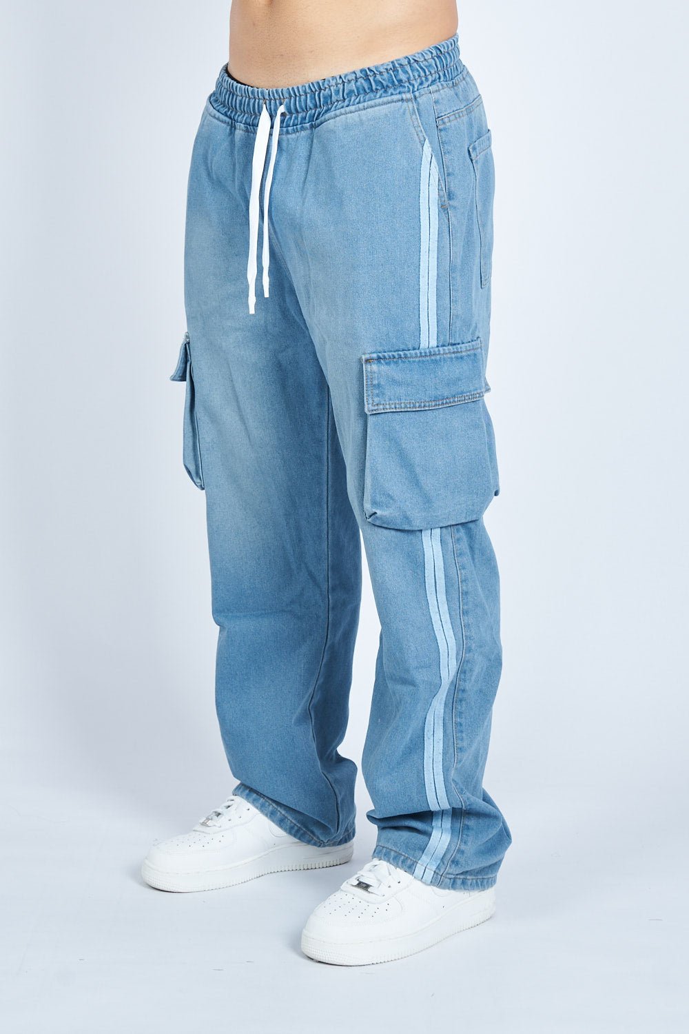 Pantalon cargo DENIM con hiladilla | DROP 03 |