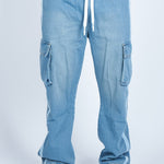 Pantalon cargo DENIM con hiladilla | DROP 03 |