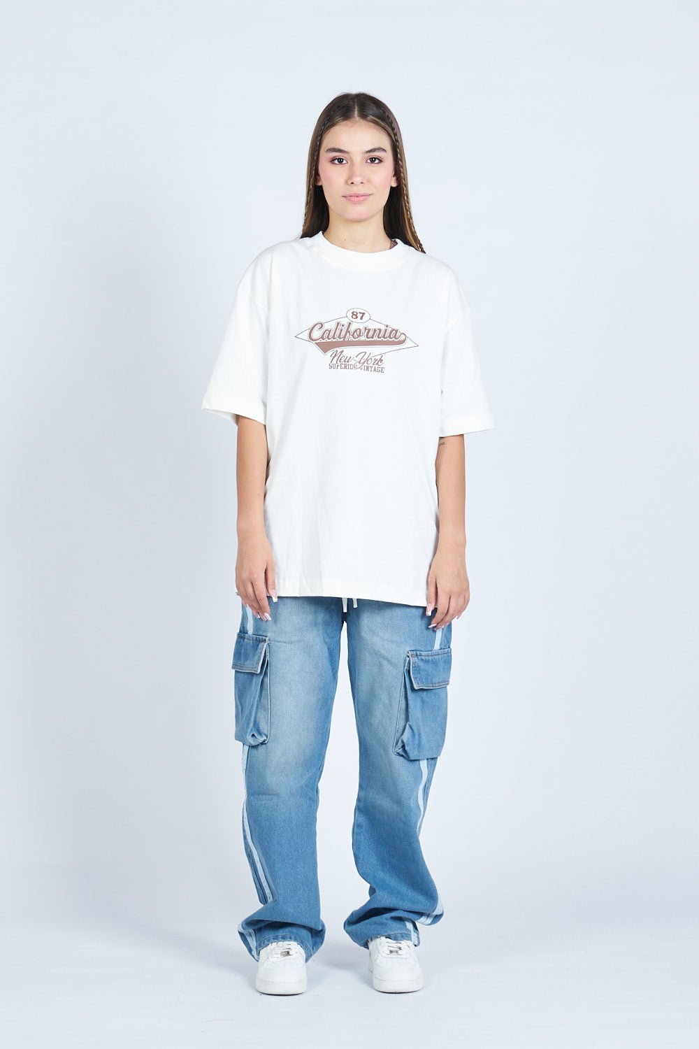 Pantalon cargo DENIM con hiladilla | DROP 03 |