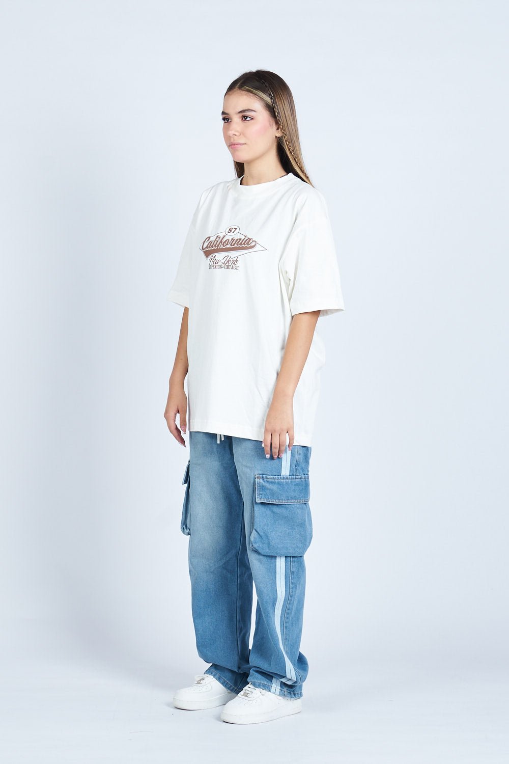 Pantalon cargo DENIM con hiladilla | DROP 03 |