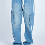 Pantalon cargo DENIM con hiladilla | DROP 03 |