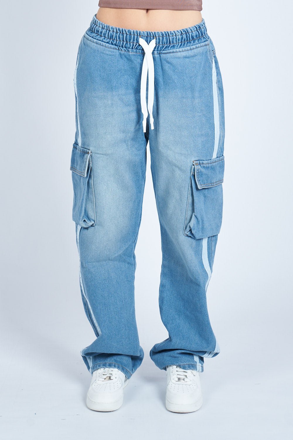 Pantalon cargo DENIM con hiladilla | DROP 03 |