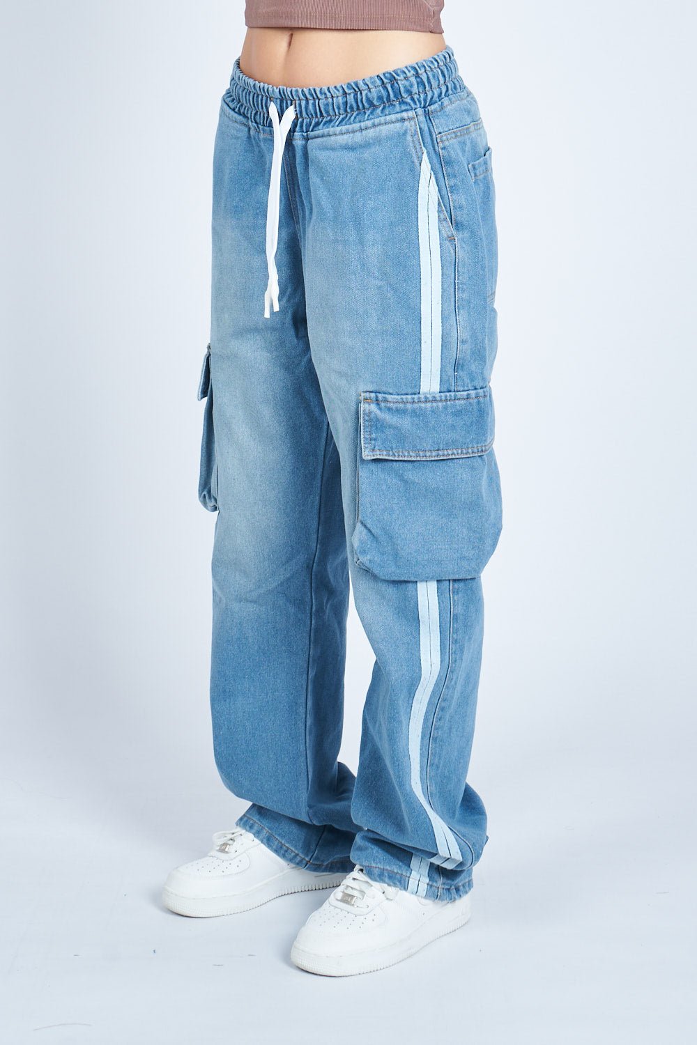 Pantalon cargo DENIM con hiladilla | DROP 03 |