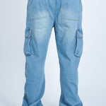 Pantalon cargo DENIM con hiladilla | DROP 03 |