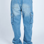 Pantalon cargo DENIM con hiladilla | DROP 03 |