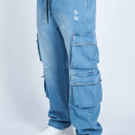 Pantalon Cargo Indigo | Drop 03 |