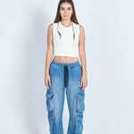 Pantalon Cargo Indigo | Drop 03 |