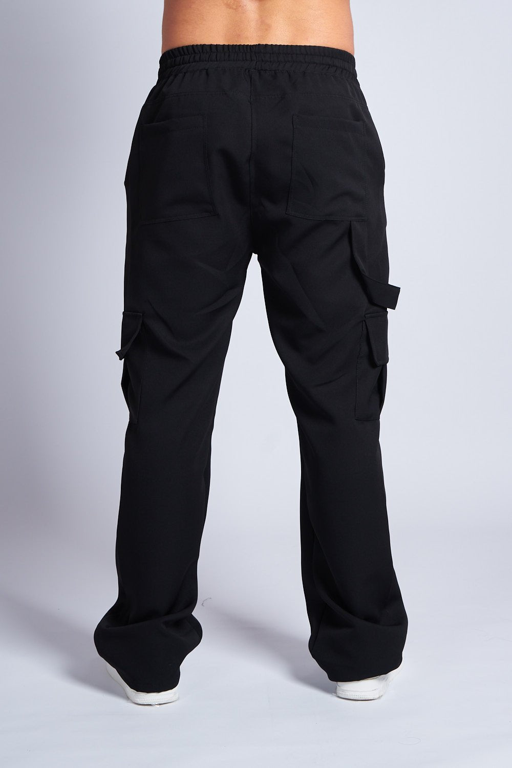 PANTALON CARGO TABLA Y CHARRETERA NEGRO - REDUX CLUB