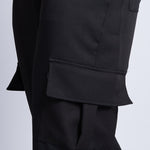 PANTALON CARGO TABLA Y CHARRETERA NEGRO - REDUX CLUB