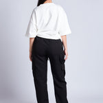 PANTALON CARGO TABLA Y CHARRETERA NEGRO - REDUX CLUB