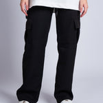 PANTALON CARGO TABLA Y CHARRETERA NEGRO - REDUX CLUB