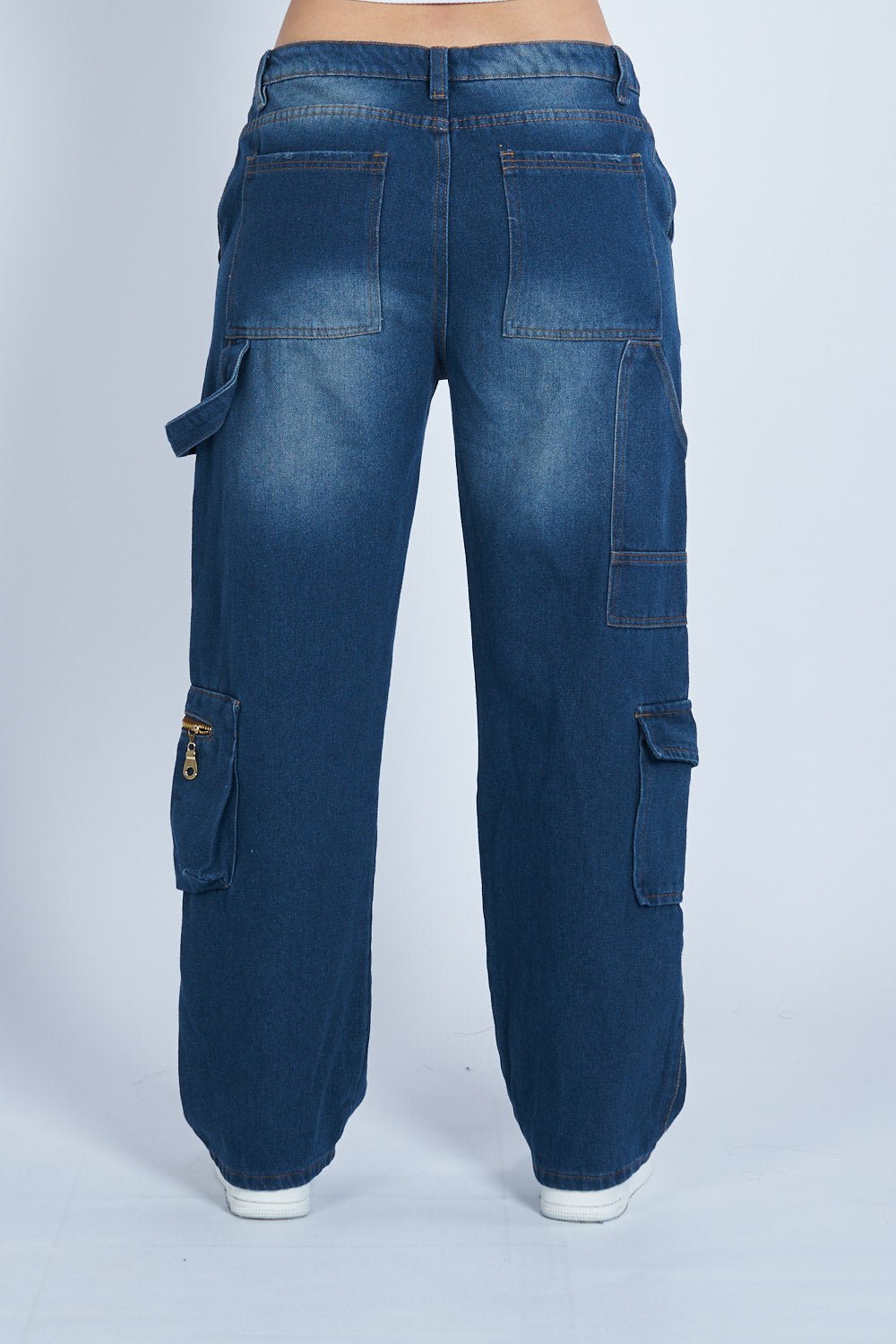 Pantalón denim cargo carpintero