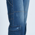 Pantalón denim cargo carpintero