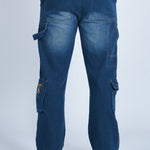 Pantalón denim cargo carpintero