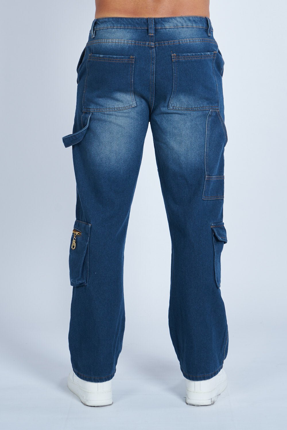 Pantalón denim cargo carpintero
