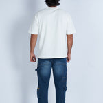 Pantalón denim cargo carpintero