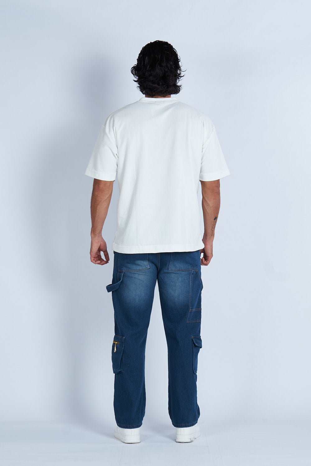 Pantalón denim cargo carpintero