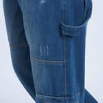 Pantalón denim cargo carpintero