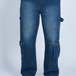 Pantalón denim cargo carpintero