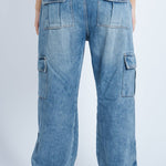 Pantalón Denim doble cargo