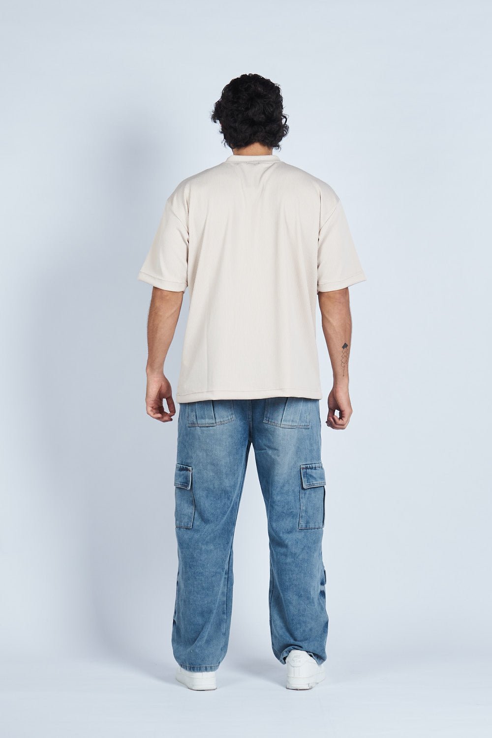 Pantalón Denim doble cargo