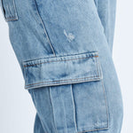 Pantalón Denim doble cargo