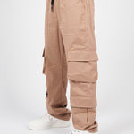 PANTALON DOBLE CARGO CARPINTERO BEIGE - CORD & CO