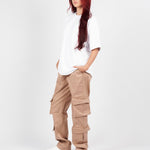 PANTALON DOBLE CARGO CARPINTERO BEIGE - CORD & CO