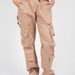 PANTALON DOBLE CARGO CARPINTERO BEIGE - CORD & CO