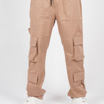 PANTALON DOBLE CARGO CARPINTERO BEIGE - CORD & CO