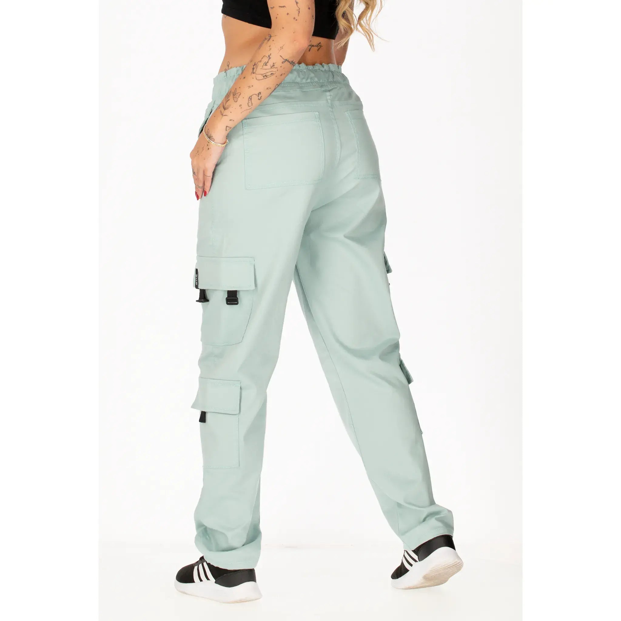 Pantalón doble cargo Verde Malva