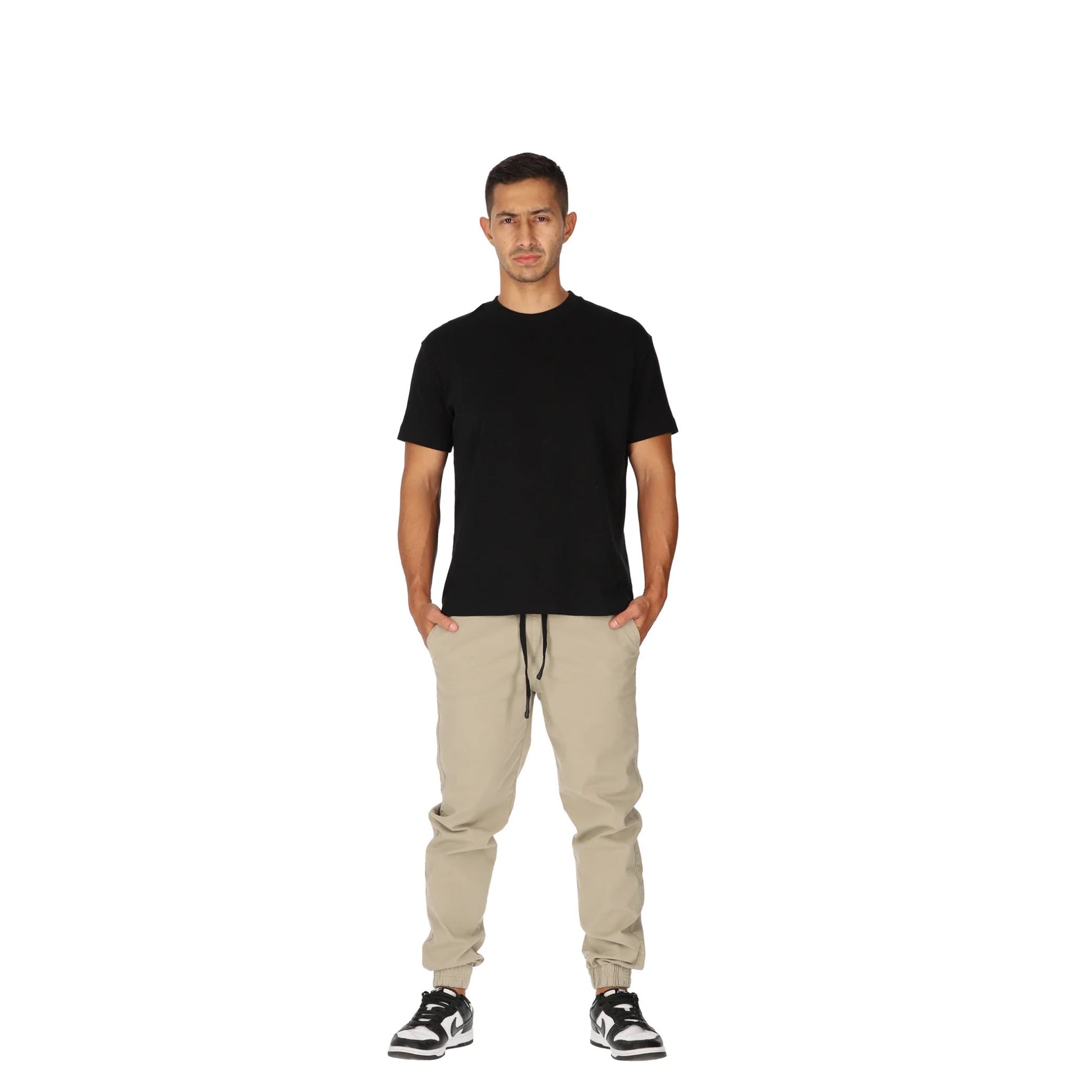 Jogger Liso Bolsillo Ribete - Arena 9186